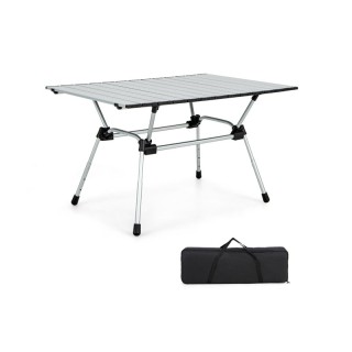 Πτυσσόμενο Τραπέζι Κάμπινγκ Αλουμινίου με Ρυθμιζόμενο Ύψος 90 x 60.... Πτυσσόμενο Τραπέζι Κάμπινγκ Αλουμινίου με Ρυθμιζόμενο Ύψος 90 x 60....