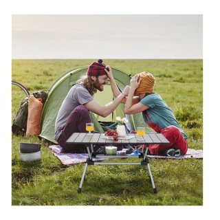 Πτυσσόμενο Τραπέζι Κάμπινγκ Αλουμινίου με Ρυθμιζόμενο Ύψος 90 x 60.... Πτυσσόμενο Τραπέζι Κάμπινγκ Αλουμινίου με Ρυθμιζόμενο Ύψος 90 x 60....