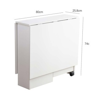 Πτυσσόμενο Ξύλινο Γραφείο 140 x 80 x 74 cm Bakaji 02012317