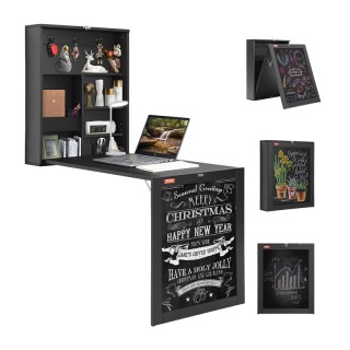 Πτυσσόμενο Ξύλινο Γραφείο Τοίχου 60 x 71 x 147 cm VEVOR FDBGZBHBZXK... Πτυσσόμενο Ξύλινο Γραφείο Τοίχου 60 x 71 x 147 cm VEVOR FDBGZBHBZXK...