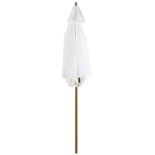Outsunny Bamboo Garden Umbrella, Κρεμ Λευκή, 250 x 230 εκ. 84D-056CW Outsunny Bamboo Garden Umbrella, Κρεμ Λευκή, 250 x 230 εκ. 84D-056CW