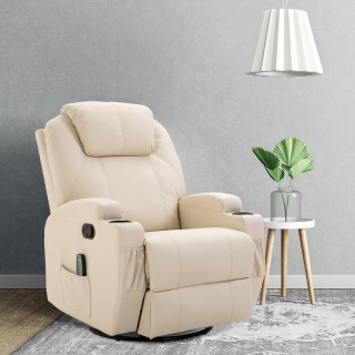 Καρέκλα μασάζ HOMCOM Relax με 8 πόντους, 5 λειτουργίες και 2 Ένταση...
