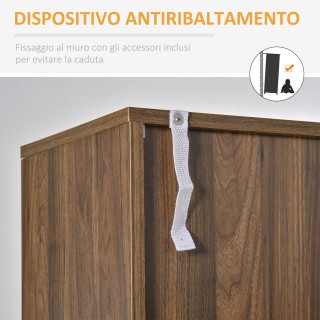 HOMCOM Μοντέρνος μπουφές με 3 συρτάρια και ντουλάπια, ντουλάπι κουζ...