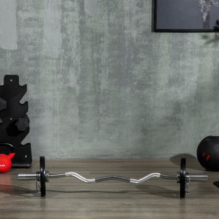 SPORTNOW Σετ με 2 Ατσάλινους Δίσκους Βαρών με Επικάλυψη Καουτσούκ γ... SPORTNOW Σετ με 2 Ατσάλινους Δίσκους Βαρών με Επικάλυψη Καουτσούκ γ...