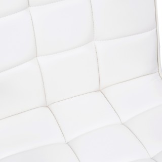 Καρέκλα Γραφείου 52.5 x 54 x 84-99 cm Χρώματος Λευκό HOMCOM 02-0701