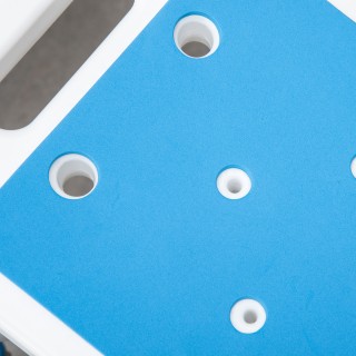 Σκαμπό ντους αλουμινίου HOMCOM με ρυθμιζόμενο ύψος και αντιολισθητι...