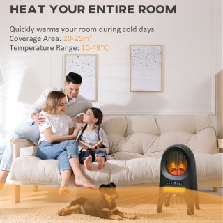 HOMCOM Fan Heater 3 Λειτουργίες Θέρμανσης με 3 Ρυθμιζόμενες Θερμοκρ... HOMCOM Fan Heater 3 Λειτουργίες Θέρμανσης με 3 Ρυθμιζόμενες Θερμοκρ...