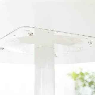 HOMCOM Μοντέρνο στρογγυλό τραπέζι για 2 άτομα σε MDF και ατσάλι, Ø7... HOMCOM Μοντέρνο στρογγυλό τραπέζι για 2 άτομα σε MDF και ατσάλι, Ø7...