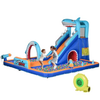 Bouncy Castle για παιδιά 3-8 ετών με φουσκωτή, τσουλήθρα, πισίνα κα... Bouncy Castle για παιδιά 3-8 ετών με φουσκωτή, τσουλήθρα, πισίνα κα...
