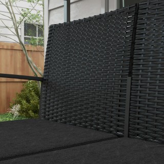 Outsunny Σετ κήπου με 2 καρέκλες, καναπέ και 2 τραπεζάκια σαλονιού ...