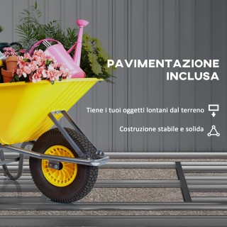 Υπόστεγο κήπου Outsunny με συρόμενες πόρτες και κεκλιμένη οροφή, απ... Υπόστεγο κήπου Outsunny με συρόμενες πόρτες και κεκλιμένη οροφή, απ...