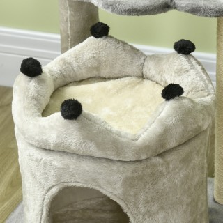 PawHut Scratching Tree για γάτες με σπίτι και κρεβάτι, βελούδινο κα... PawHut Scratching Tree για γάτες με σπίτι και κρεβάτι, βελούδινο κα...