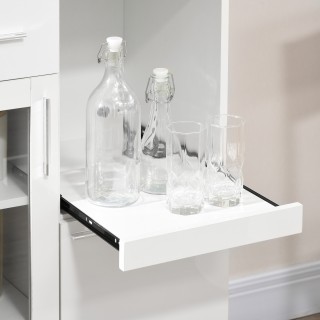 HOMCOM Μοντέρνος Μπουφές με Ντουλάπες και Συρτάρι, Ντουλάπα Κουζίνα... HOMCOM Μοντέρνος Μπουφές με Ντουλάπες και Συρτάρι, Ντουλάπα Κουζίνα...