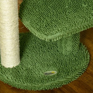 PawHut Γάτα σε σχήμα κάκτου με γρατσουνιά και μπάλα παιχνιδιού, 35x...