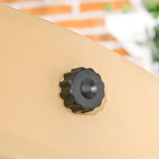 Outsunny 2θέσια κούνια από ατσάλι και ύφασμα Teslin με ρυθμιζόμενο ... Outsunny 2θέσια κούνια από ατσάλι και ύφασμα Teslin με ρυθμιζόμενο ...