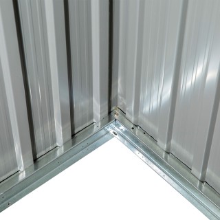 Υπόστεγο εργαλειοθήκης Outsunny από αδιάβροχο ατσάλι 142x84x189cm 8...