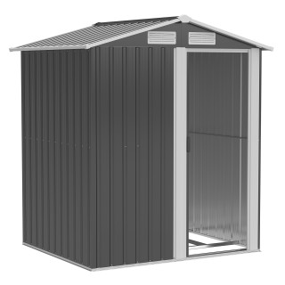 Outsunny Garden Shed Ατσάλινο εργαλειοθήκη, κεκλιμένη οροφή και 4 α... Outsunny Garden Shed Ατσάλινο εργαλειοθήκη, κεκλιμένη οροφή και 4 α...