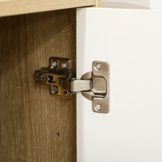 HOMCOM Ντουλάπι Κουζίνας για φούρνο μικροκυμάτων με 2 ντουλάπια και...