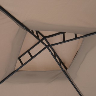 Outsunny Garden Gazebo με κουνουπιέρα από μέταλλο και πολυεστέρα 29... Outsunny Garden Gazebo με κουνουπιέρα από μέταλλο και πολυεστέρα 29...