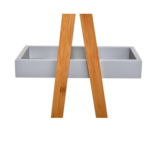 Ραφιέρα Μπάνιου από Μπαμπού με 3 Ράφια 30 x 18 x 81 cm Kleankin 834... Ραφιέρα Μπάνιου από Μπαμπού με 3 Ράφια 30 x 18 x 81 cm Kleankin 834...