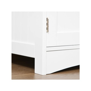 Ραφιέρα Μπάνιου με 2 Ράφια και 1 Ντουλάπι 60 x 122.5 x 33 cm Kleank... Ραφιέρα Μπάνιου με 2 Ράφια και 1 Ντουλάπι 60 x 122.5 x 33 cm Kleank...