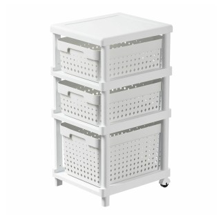 Ραφιέρα με 3 Καλάθια 36.2 x 31.6 x 66.3 cm Plast Team Seoul 5707672... Ραφιέρα με 3 Καλάθια 36.2 x 31.6 x 66.3 cm Plast Team Seoul 5707672...