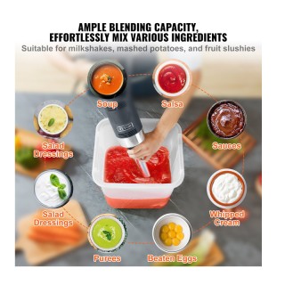 Ραβδομπλέντερ Χειρός με Άξονα 254 mm 500 W VEVOR ZXSCJBQYCBSDJF3WGV2 Ραβδομπλέντερ Χειρός με Άξονα 254 mm 500 W VEVOR ZXSCJBQYCBSDJF3WGV2