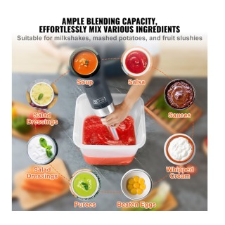 Ραβδομπλέντερ Χειρός με Άξονα 304 mm 750 W VEVOR ZXSCJBQYCBSDJVG6KV2 Ραβδομπλέντερ Χειρός με Άξονα 304 mm 750 W VEVOR ZXSCJBQYCBSDJVG6KV2