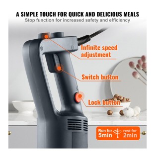 Ραβδομπλέντερ Χειρός με Άξονα 508 mm 750 W VEVOR ZXSCJBQYCBSDJM9WCV2 Ραβδομπλέντερ Χειρός με Άξονα 508 mm 750 W VEVOR ZXSCJBQYCBSDJM9WCV2