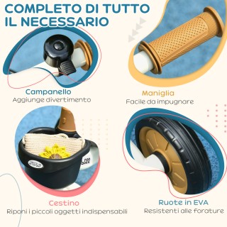 Τρίκυκλο AIYAPLAY για παιδιά από 2-5 ετών με ρυθμιζόμενο κάθισμα κα...