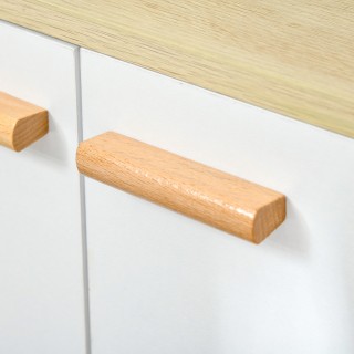 Ντουλάπι HOMCOM με ντουλάπι και ανοιχτά ράφια - Λευκό 837-168 Ντουλάπι HOMCOM με ντουλάπι και ανοιχτά ράφια - Λευκό 837-168