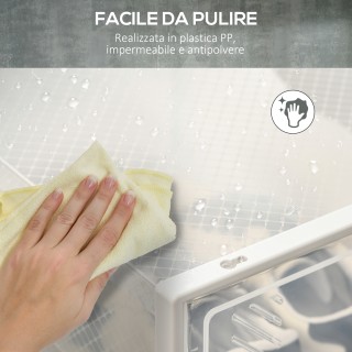 HOMCOM Ορθογώνια σχάρα παπουτσιών από PP Plastic, 18 κουτιά 25x35x1... HOMCOM Ορθογώνια σχάρα παπουτσιών από PP Plastic, 18 κουτιά 25x35x1...