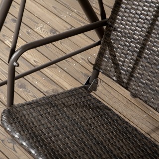 Κουνιστή καρέκλα κήπου Outsunny 3 θέσεων με ρυθμιζόμενο κουβούκλιο ... Κουνιστή καρέκλα κήπου Outsunny 3 θέσεων με ρυθμιζόμενο κουβούκλιο ...