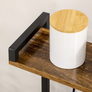 HOMCOM Ράφι Κουζίνας Πολυπρίζα για φούρνο μικροκυμάτων με ράφια και...