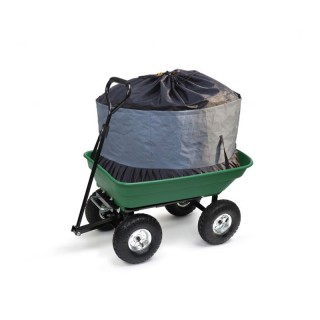 Ρυμουλκούμενο Καρότσι Κήπου με Ανατροπή 52 Lt και Σάκο 250 Lt Prati...