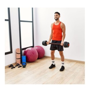 Ρυθμιζόμενο Σετ με Μπάρα Γυμναστικής και Αλτήρες 20 Kg 2 σε 1 Moder... Ρυθμιζόμενο Σετ με Μπάρα Γυμναστικής και Αλτήρες 20 Kg 2 σε 1 Moder...