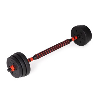 Ρυθμιζόμενο Σετ με Μπάρα Γυμναστικής και Αλτήρες 30 Kg 2 σε 1 Moder...