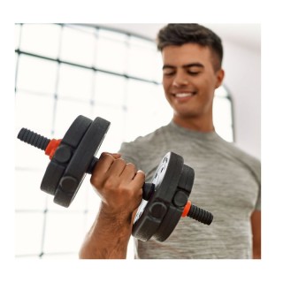 Ρυθμιζόμενο Σετ με Μπάρα Γυμναστικής και Αλτήρες 30 Kg 2 σε 1 Moder...