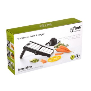 Ρυθμιζόμενος Κόφτης Λαχανικών - Μαντολίνο με 3 Λεπίδες 24.5 cm 5Fiv... Ρυθμιζόμενος Κόφτης Λαχανικών - Μαντολίνο με 3 Λεπίδες 24.5 cm 5Fiv...