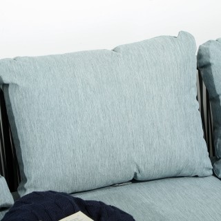 Σετ κήπου 4 τεμαχίων Rattan με τραπεζάκι σαλονιού, 2 γωνιακούς κανα...