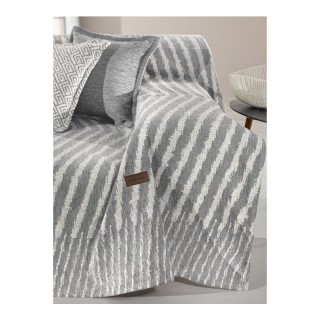 Ριχτάρι Τριθέσιου Καναπέ 180 x 300 cm Norton Grey Guy Laroche 11330... Ριχτάρι Τριθέσιου Καναπέ 180 x 300 cm Norton Grey Guy Laroche 11330...