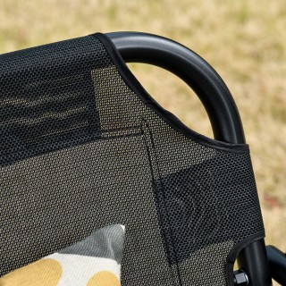 Outsunny Garden Swing Terrace 3 θέσεων με ρυθμιζόμενο κουβούκλιο, μ...