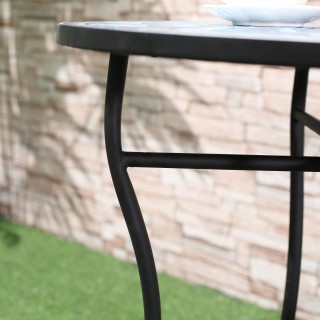 Outsunny σετ κήπου 3 τεμαχίων, τραπεζάκι σαλονιού και 2 πτυσσόμενες...