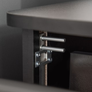 Ντουλάπι γραφείου Vinsetto με 2 συρτάρια και 5 ρόδες, αρχειοθήκη σε...