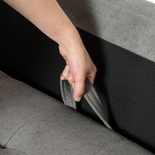 HOMCOM Μοντέρνος 3θέσιος καναπές σε γκρι ύφασμα με αποθηκευτικό χώρ... HOMCOM Μοντέρνος 3θέσιος καναπές σε γκρι ύφασμα με αποθηκευτικό χώρ...