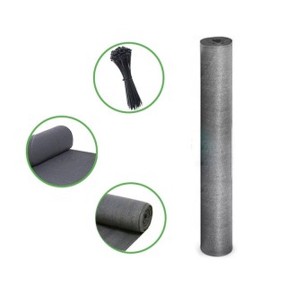 Ρολό Περίφραξης 1.5 x 10 m Χρώματος Γκρι Bass Polska BP-85951