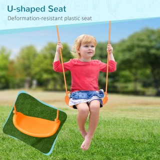Outsunny Garden Swing για παιδιά 3-8 ετών από ατσάλι και PE με κάθι... Outsunny Garden Swing για παιδιά 3-8 ετών από ατσάλι και PE με κάθι...