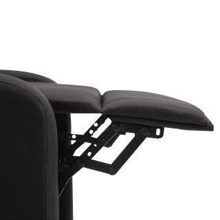 Πολυθρόνα Relax με επένδυση Homcom με ανακλινόμενη πλάτη και αφαιρο...