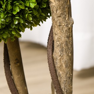 HOMCOM Τεχνητό Πυξάρι με 3 σφαίρες με γλάστρα και ενισχυμένο πάτο, ...