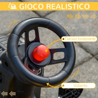 HOMCOM Παιχνίδι ξύστρα πεταλιών για παιδιά 3-6 ετών με 6 ρόδες, κατ... HOMCOM Παιχνίδι ξύστρα πεταλιών για παιδιά 3-6 ετών με 6 ρόδες, κατ...